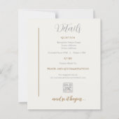 Details Card Minimalist wedding (正面)