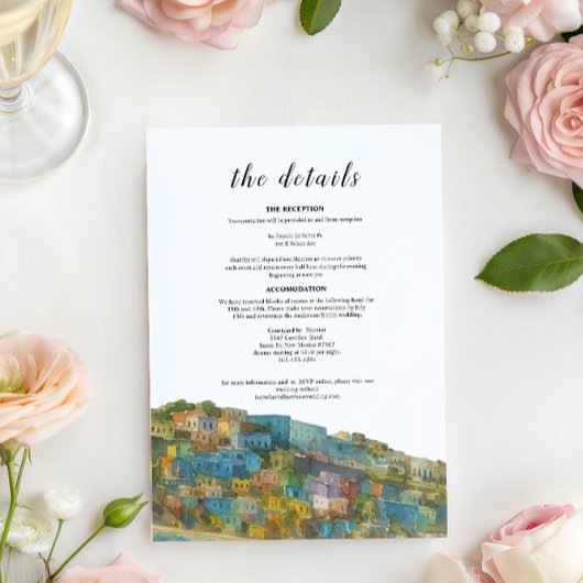 Details  Card- Puerto Rico 招待状