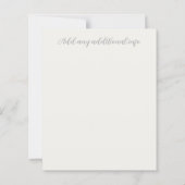 Details Card We do Take Two Second wedding (裏面)