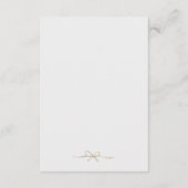 Details Enclosure Pink Wedding Bells Invitation エンクロージャーカード (裏面)