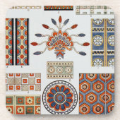 Details Of Decoration Ancient Assyrian Costume  コースター (正面)