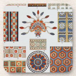 Details Of Decoration Ancient Assyrian Costume  コースター