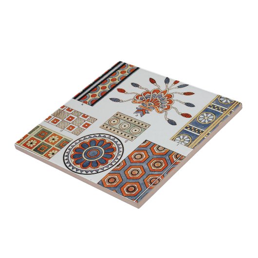 Details Of Decoration Ancient Assyrian Costume  タイル (側面)