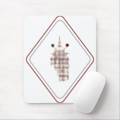 Detalhista Preto Catedral e Vespa Nostálgica マウスパッド (マウス)