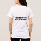 Detective Cat - Mew-Sion おもしろい Unpossible Cat トライブレンドＴシャツ (裏面)