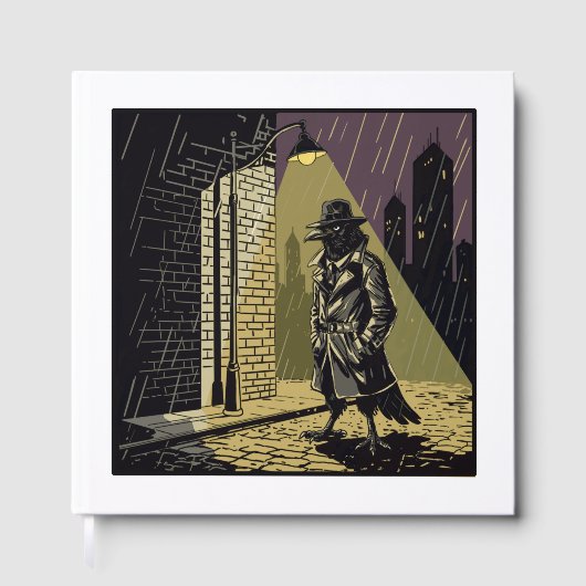 Detective Crow Comics Noir Style Guest Book ゲストブック (正面)