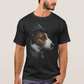 Detective Dog Illustration Tシャツ (正面)