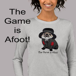 Detective Sherlock Pug Dog Lover Hobo  トライブレンドＴシャツ