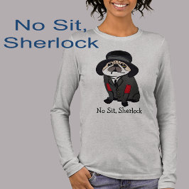 Detective Sherlock Pug Dog Lover Hobo  トライブレンドＴシャツ