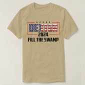 Deter 2024 Fill The Swamp 1747 Tシャツ (デザイン正面)