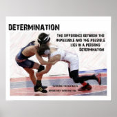Determination - Wrestling ポスター (正面)