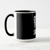 Determined Kawaii Soccer Cat Mug - Japanese Kanji マグカップ (左)