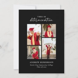 Determining Photo Graduationです 案内状