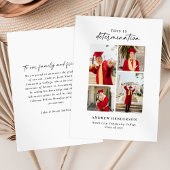 Determining Photo Graduationです 案内状