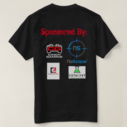 Dethのグリップの賭博のeSportsプロリーグワイシャツ Tシャツ (デザイン裏面)