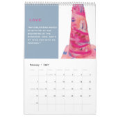 DETOUR 2023芸術と感謝のカレンダー カレンダー (2月 2027)