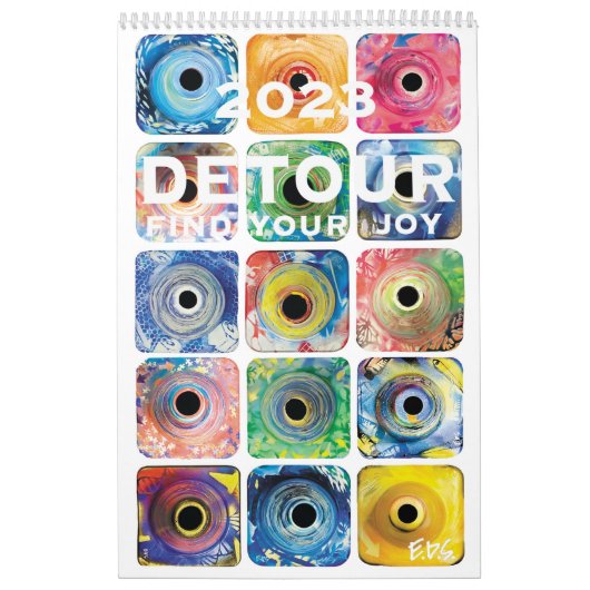 DETOUR 2023芸術と感謝のカレンダー カレンダー (カバー)