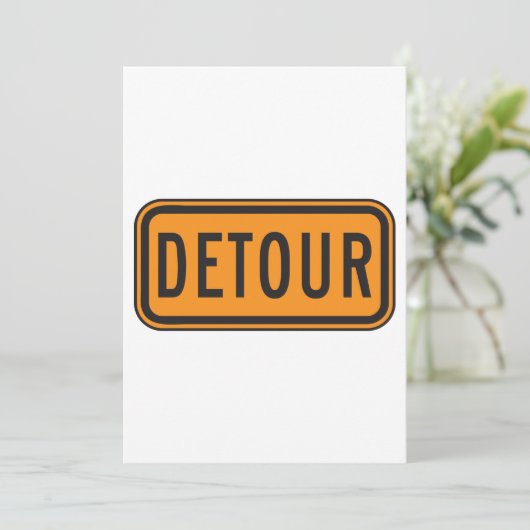 Detour Road Sign 招待状 (スタンド正面)