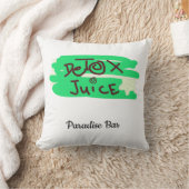 Detox Juice Schild grün クッション (ブランケット)