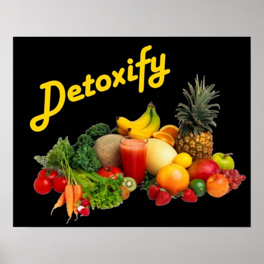 Detoxify Fruits and Vegetables ポスター (正面)