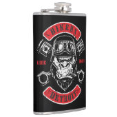 Detroit Biker Motorrad Chopper Gorilla フラスク (右)