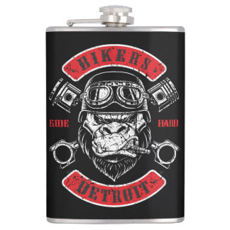 Detroit Biker Motorrad Chopper Gorilla フラスク