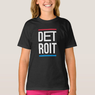 Detroit city logo design tシャツ
