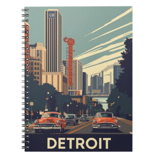 Detroit Classic City ノートブック (正面)