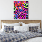 Detroit Cop Beats Off Two Men キャンバスプリント (インサイチュ (寝室))