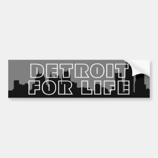 Detroit for Life - Skyline バンパーステッカー