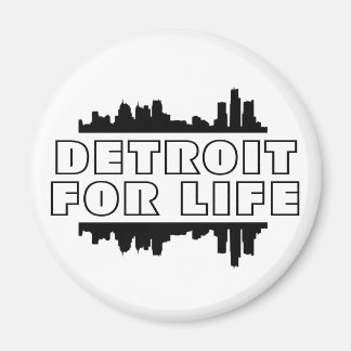Detroit for Life - Skyline マグネット