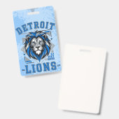 Detroit Lions  football バッジ (正面＆裏面)