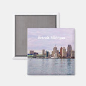 Detroit Michigan Magnet マグネット (正面/裏面)