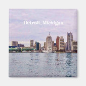 Detroit Michigan Magnet  マグネット (正面)