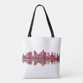 Detroit Michigan Skyline トートバッグ (裏面)