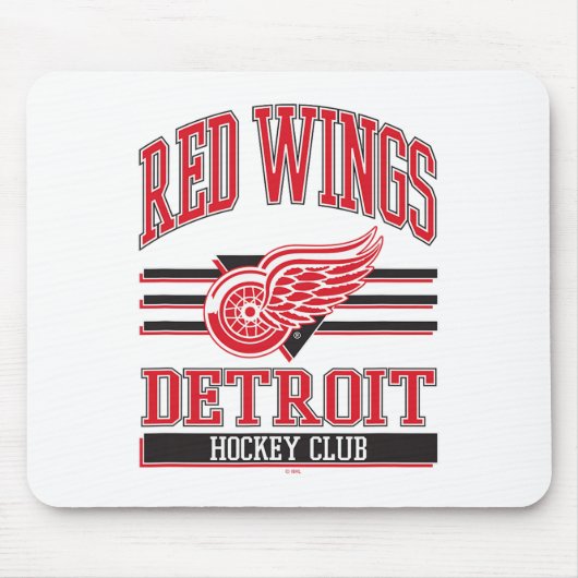 Detroit Red Wings Hockey Club Gray Officially Lice マウスパッド (正面)