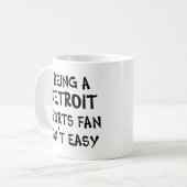 detroit sports fan, being コーヒーマグカップ (正面左)