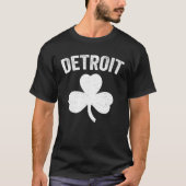 Detroit St Patrick s Day Parade Irish Shamrock Cut Tシャツ (正面)
