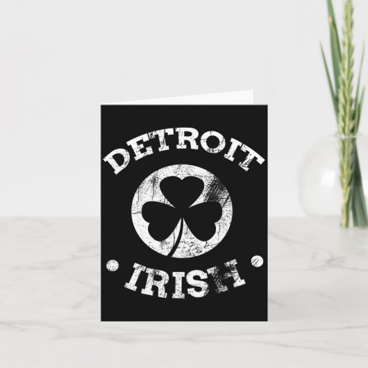Detroit St Patricks Day Parade Paddy Detroit Iri-s カード (正面)