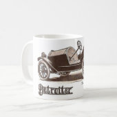 Detroiterのカンガルーの広告1914のマグ コーヒーマグカップ (正面左)