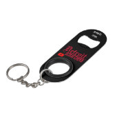 DetroitScratchersボトルオープナー/キーチェーン/スクラッチ キーホルダー栓抜き (正面アングル)