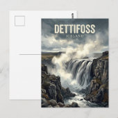 Dettifoss Iceland ポストカード (正面/裏面)