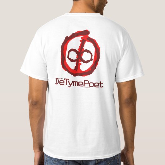 DETYMEPOET.COM Tシャツ (裏面)