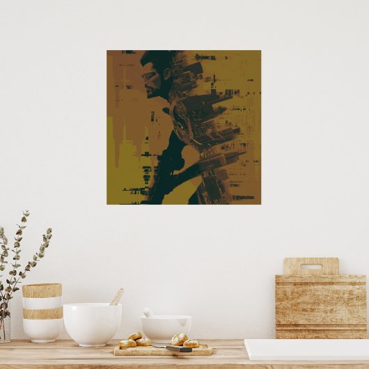 Deus Ex Humans Divided v2 ポスター (キッチン)