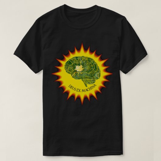 Deus Ex Machina回路基板Brain Sun God from t Tシャツ (デザイン正面)