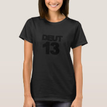 DEUT13 - Blk-SmallerロゴTシャツのBlk
