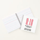 DEUT 8v18 パーソナライズされたビジネス祈り日記 ノートブック (内部)