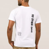 DEUT MENS - No other gods back T-Shirt – ホワイト Tシャツ (裏面)