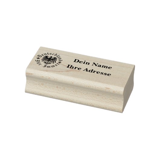 Deutchland fur immer/Schwarzer Adler/Adressstempel ラバースタンプ (スタンプ)