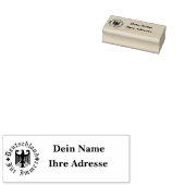 Deutchland fur immer/Schwarzer Adler/Adressstempel ラバースタンプ (押印)